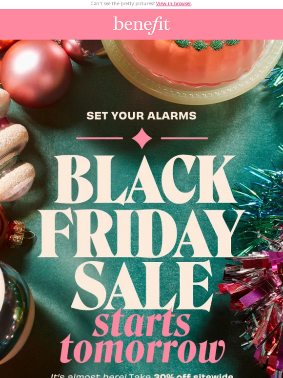 Benefit Cosmetics Black Friday Sale starts tomorrow! Milled