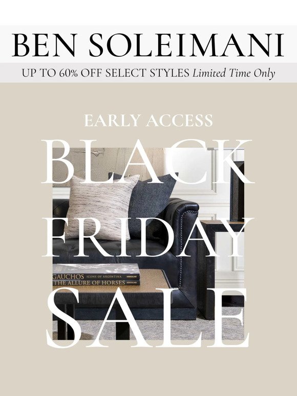 Black Friday Sale | Early Access