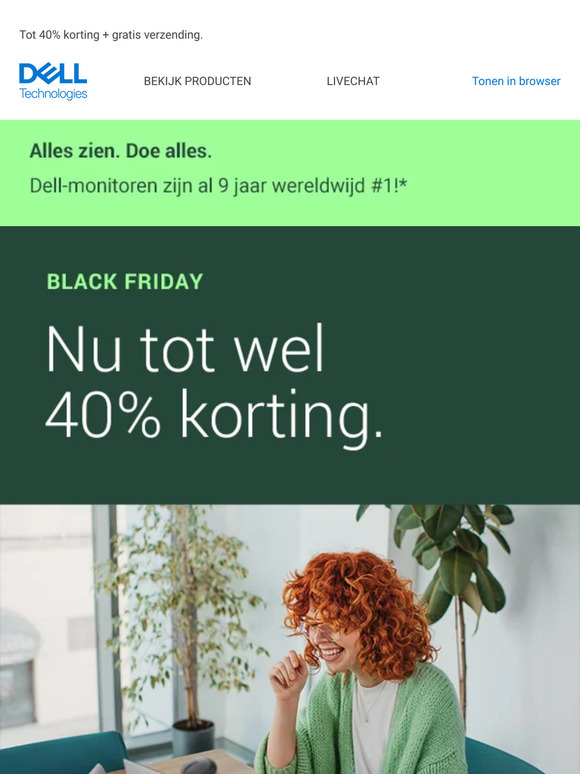 Het Black Friday evenement is hier met de beste technologie.