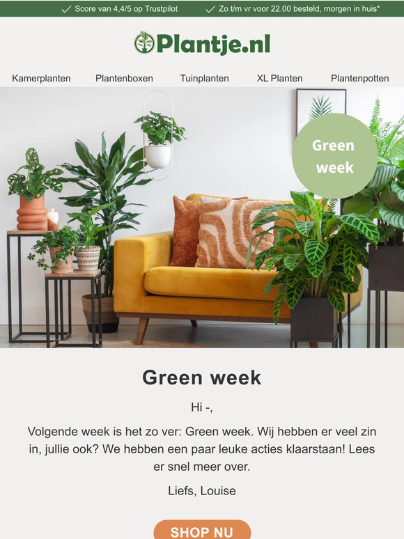 Green week: Kortingen tot wel 40%