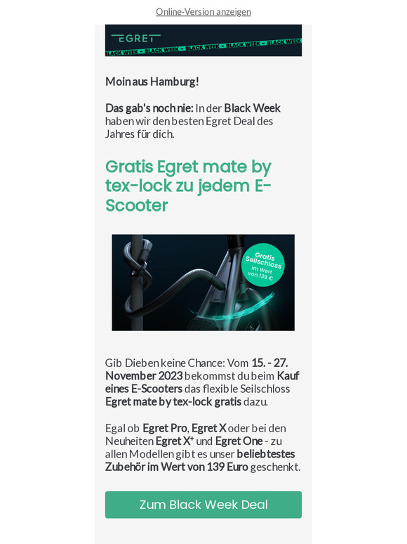 Black Week Deal sichern und 139 € sparen