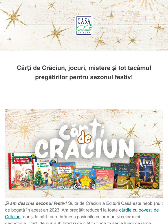 Reduceri de Crăciun și noutăți... palpitante!