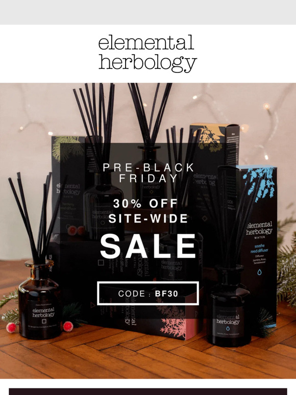 NOW Pre-Black Friday 30% Site-Wide Savings