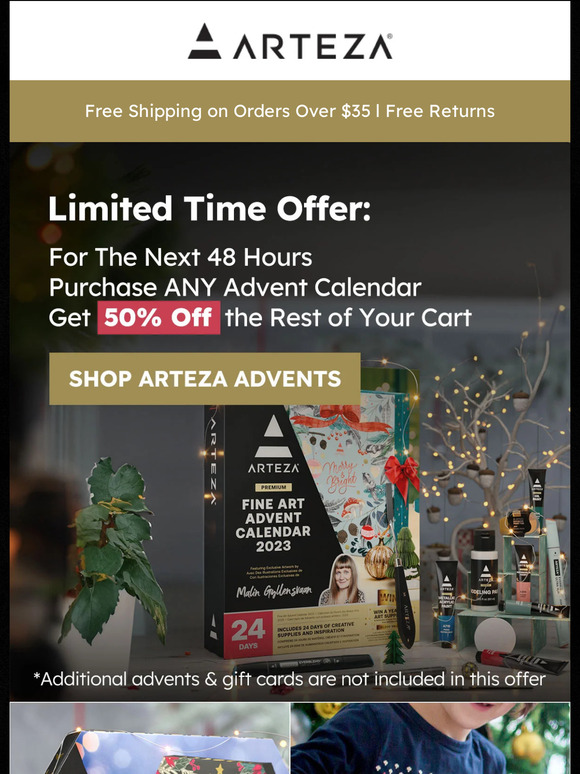 Arteza® Art Supplies Email Newsletters Shop Sales, Discounts, and