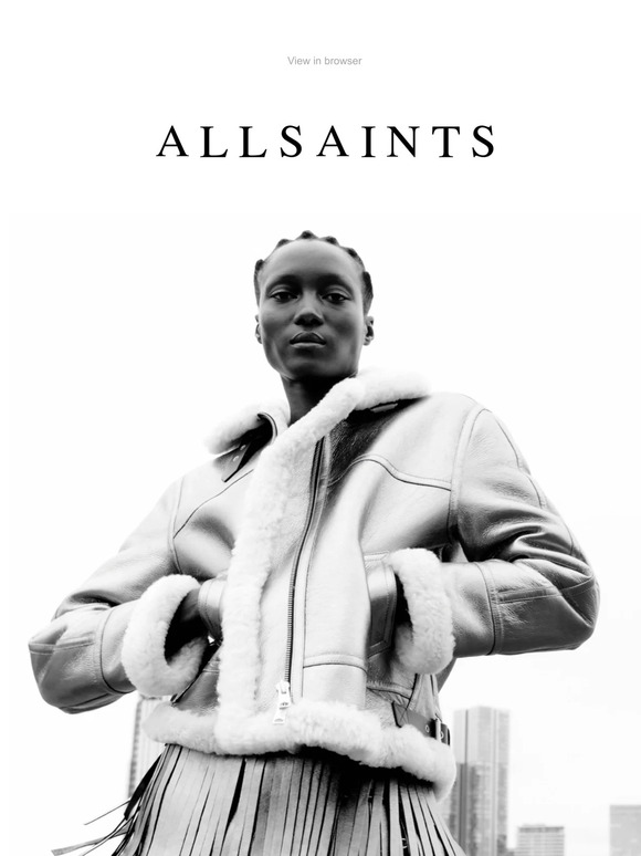Shearling: it’s warm & luxurious