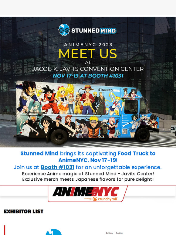 Stunned Mind's New Food Truck Brings Japan to AnimeNYC! 🎉