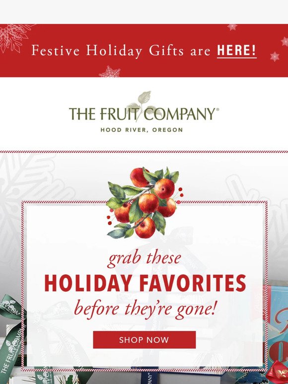 Hurry! Customer Picks Selling Out – Celebrate with Our Holiday Fruit Now!