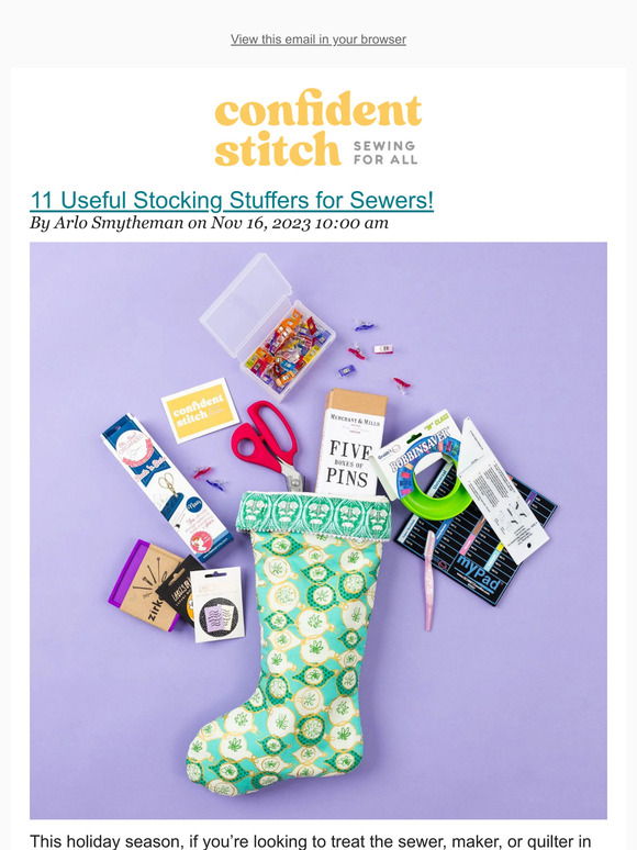 11 Useful Stocking Stuffers for Sewers!