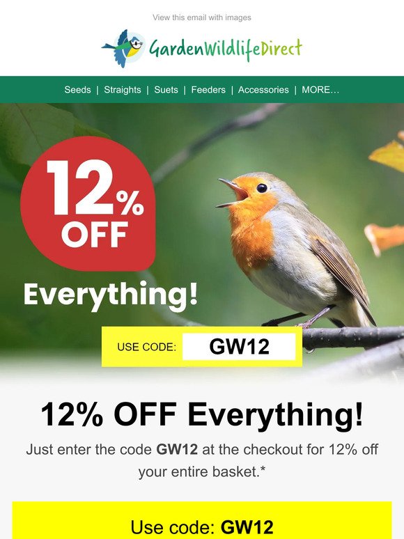 WOW!💰SAVE BIG With 12% OFF Everything!!💰