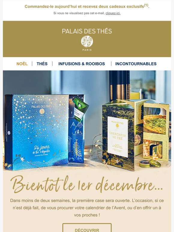 Palais Des Thes Calendrier de l