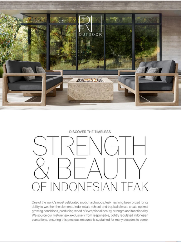 Strength & Beauty: Explore Solid Teak Outdoor Collections