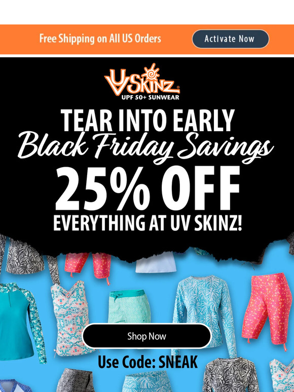 Shop Black Friday Savings Early ☀️