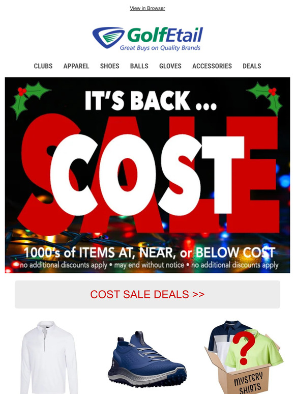 Starts Now‼️ Cost Sale💰1000's of Deals At, Near or Below Cost • Save Today