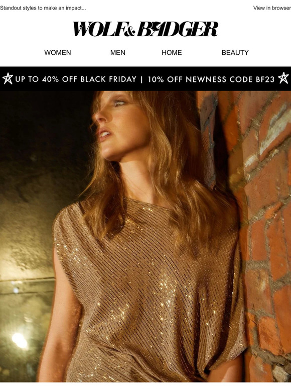 Partywear Fits + Up To 40% Off
