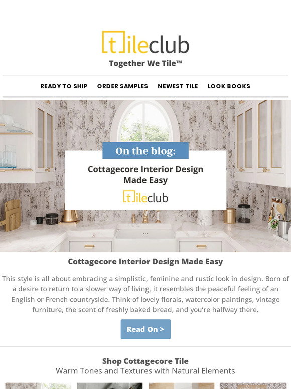 Tile Club: Cozy Up with Cottage Core Interior Design 🏡 | Milled