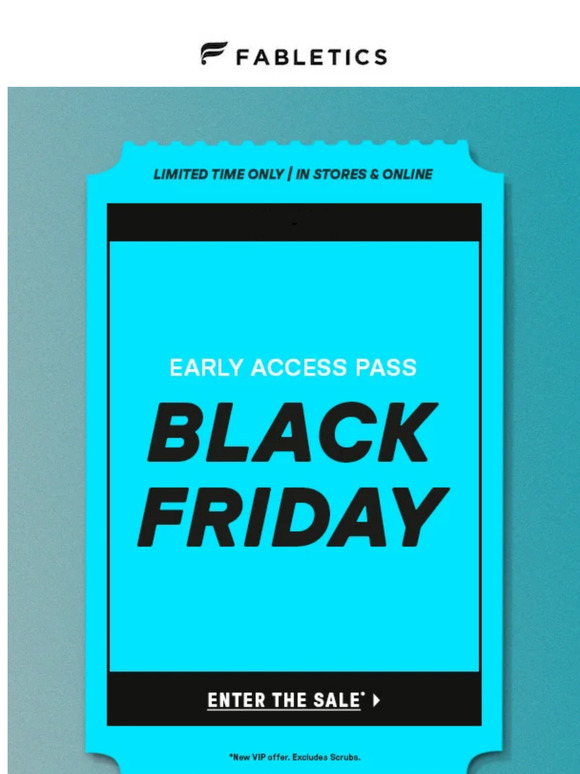 YOU'RE INVITED: Black Friday Early Access