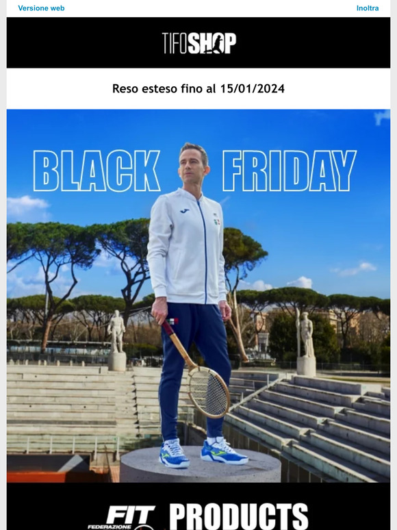 Black Friday | prodotti FIT fino al -70%