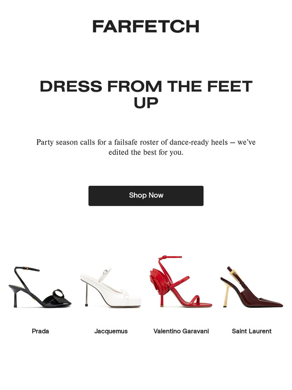 Dress from the feet up: the party shoes to wear now