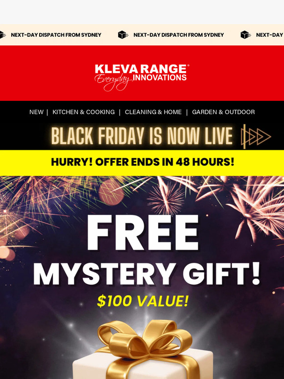 Kleva Range: 🎁 BLACK FRIDAY! Mystery Gift Bundle Is Here! | Milled