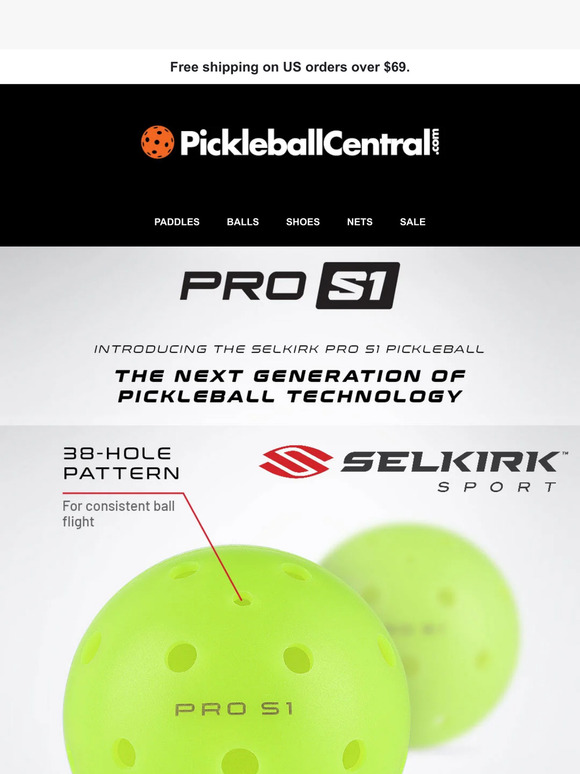 Pickleball Central Selkirk Pro S1 Next Gen Pickleball Tech Milled
