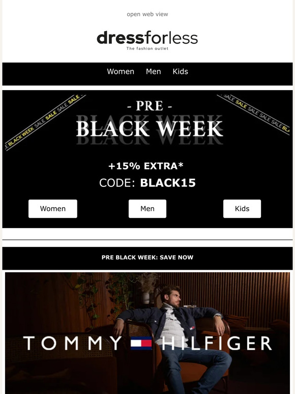 Tommy Hilfiger & Calvin Klein with 15% EXTRA