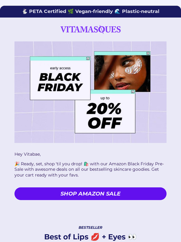 Save up to 20% during our BFCM pre-sale!
