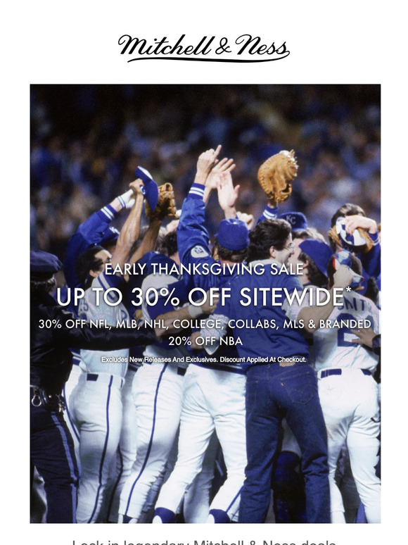 Up to 30% Off Sitewide | Early Thanksgiving Holiday Sale Won't Last! 🏀🏈⚾️