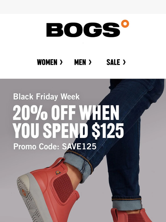 Bogs black 2025 friday sale