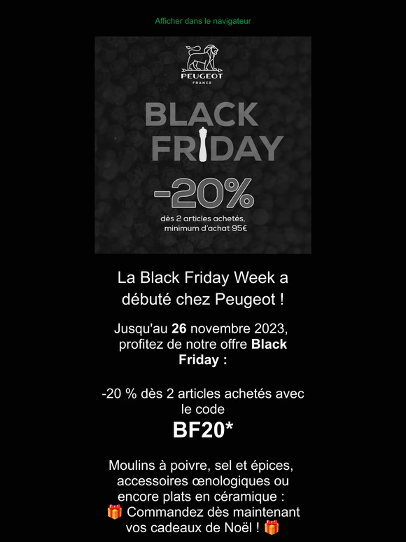 🛍️ Black Friday Week: c'est parti ! 🛍️