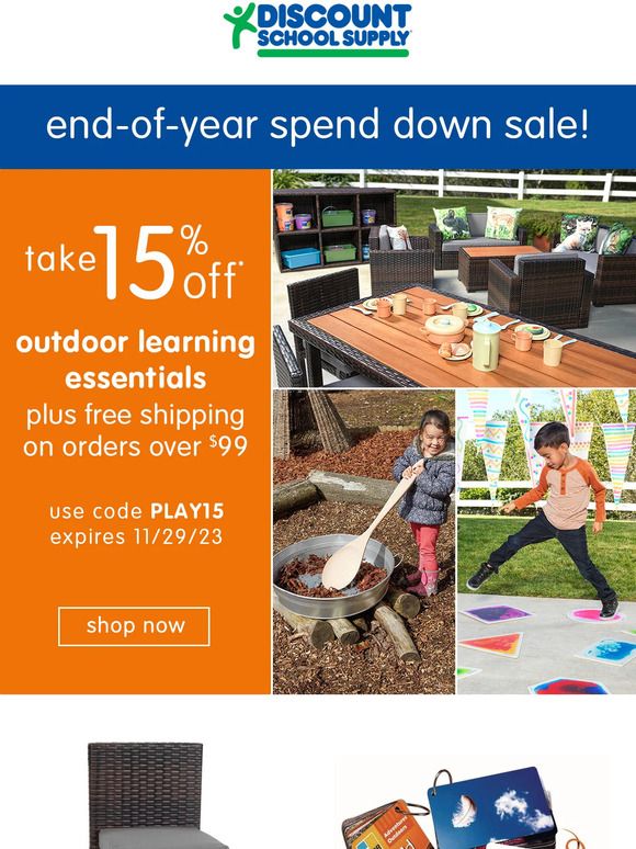 Take 15% off these outdoor learning picks!