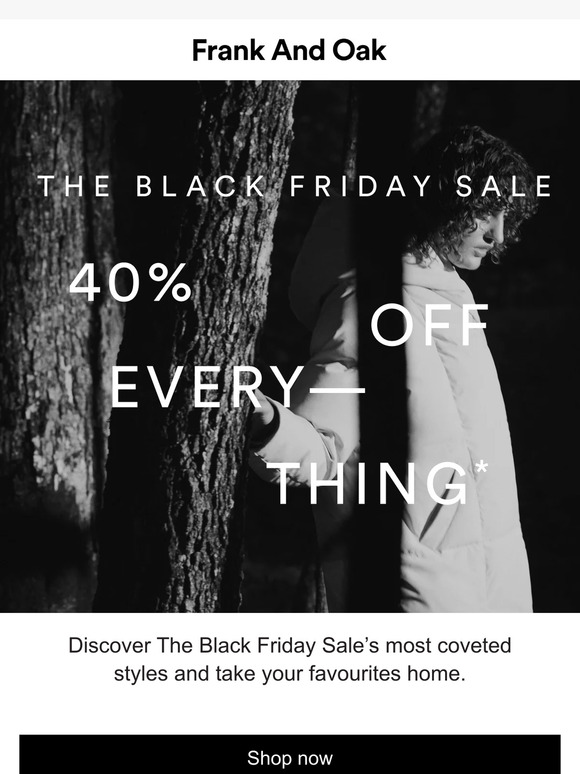 40% off everything, best-sellers included