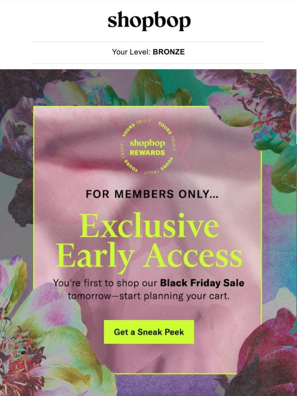 Members only: secure your Black Friday Sale picks...