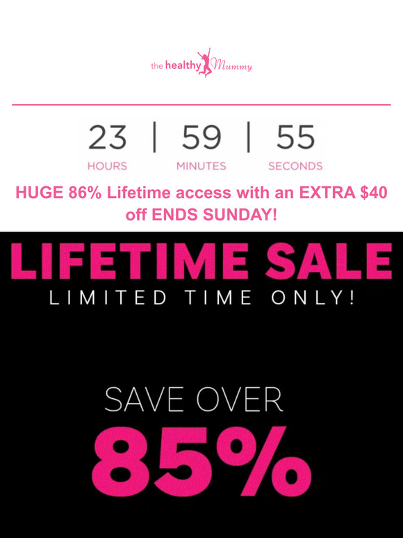 ⚡ Ends Sunday! Don't miss 86% off lifetime access