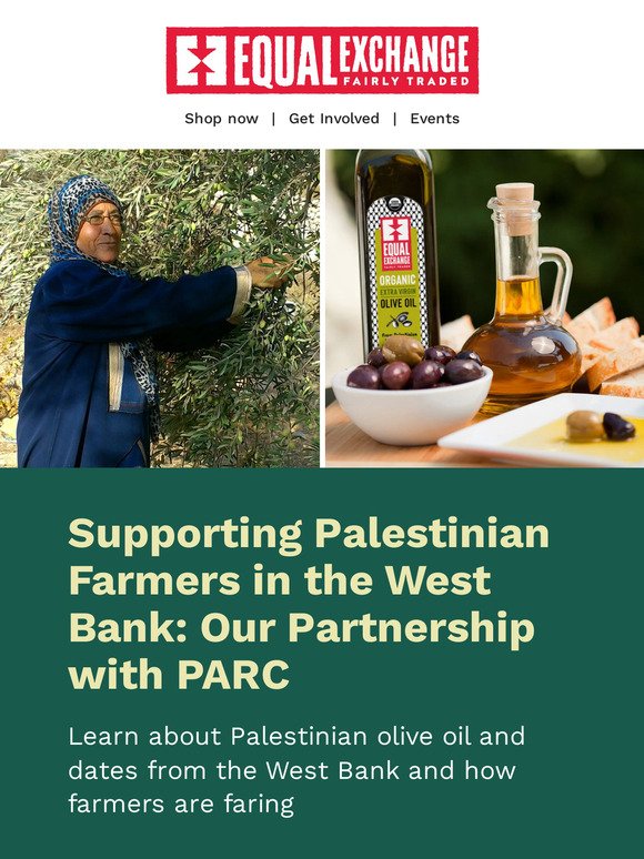 Live Event 11/30: Palestinian Olive Oil & Dates from the West Bank