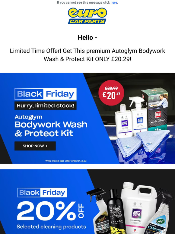 Get A Premium Autoglym Wash & Protect Kit For Just £20.29!
