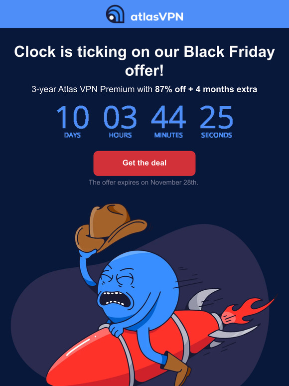 Black Friday sale ends soon!