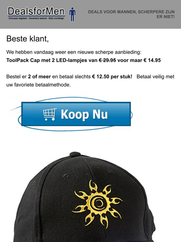 Dagaanbieding van DealsforMen
