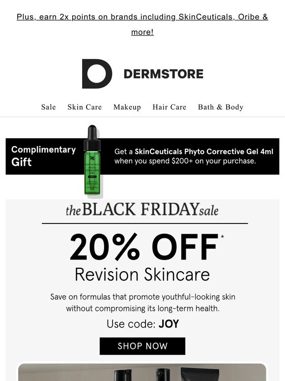 20% off Revision Skincare — The Black Friday Sale