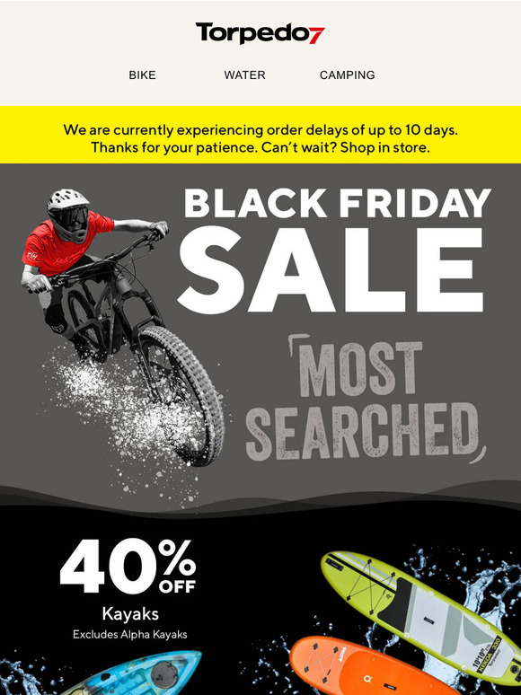 Black Friday Sale | Your Most Searched Items 👀