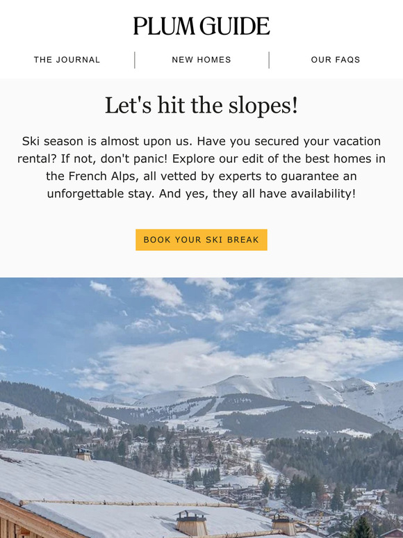Let's hit the slopes!