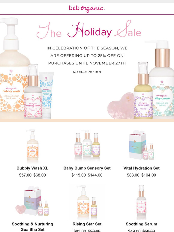 Celebrate the season with up to 25% off!