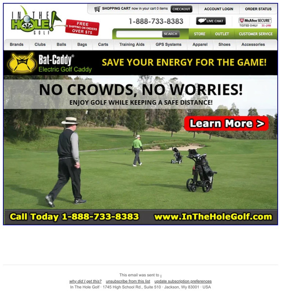 Bat-Caddy Electric Golf Trolleys ON SALE - SHOP NOW