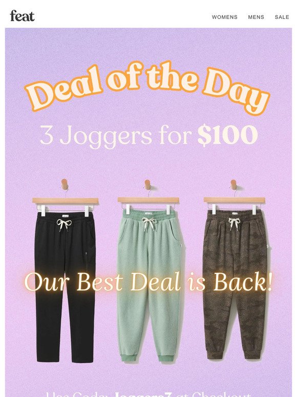 Our best (and last) Deal of the Day is Back!