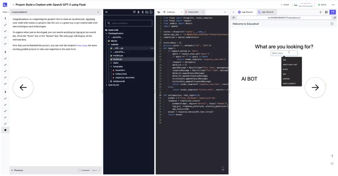 API Integration Screenshot
