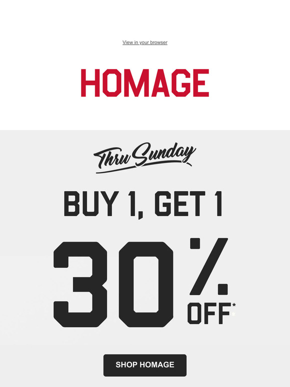 Game day deals 🏈 BOGO 30% OFF!