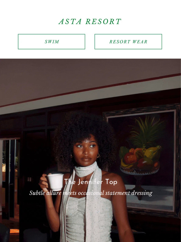 Asta Resort THE JENNIFER TOP Milled