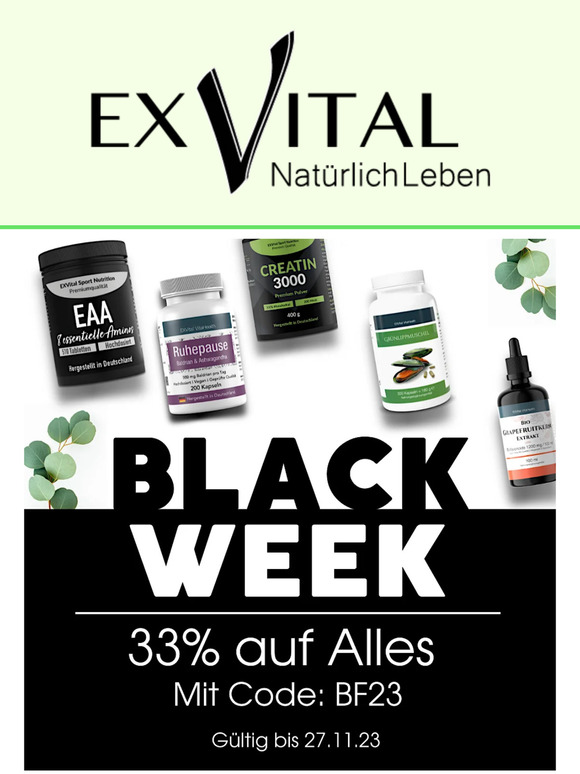 Ab heute: 🔥 33% Rabatt auf ALLES 🔥