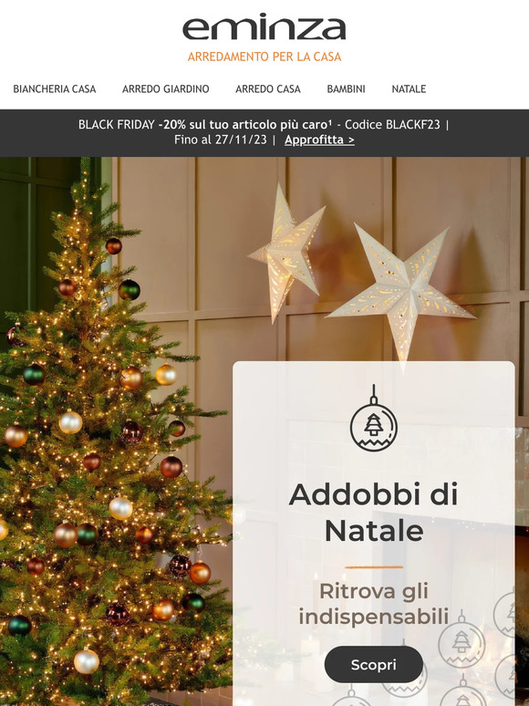Ritrova tutti gli indispensabili del Natale