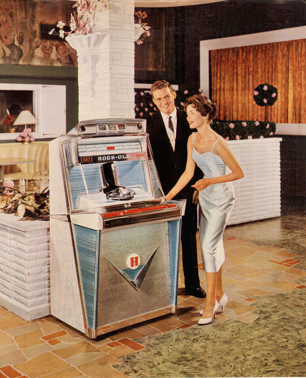 1959 Rock-Ola Tempo 1 120 Model 1468 Jukebox