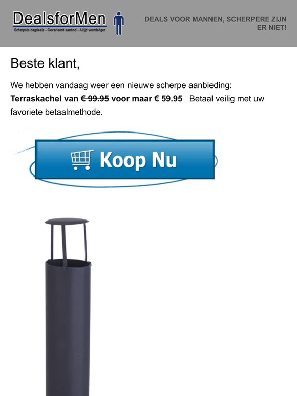 Dagaanbieding van DealsforMen